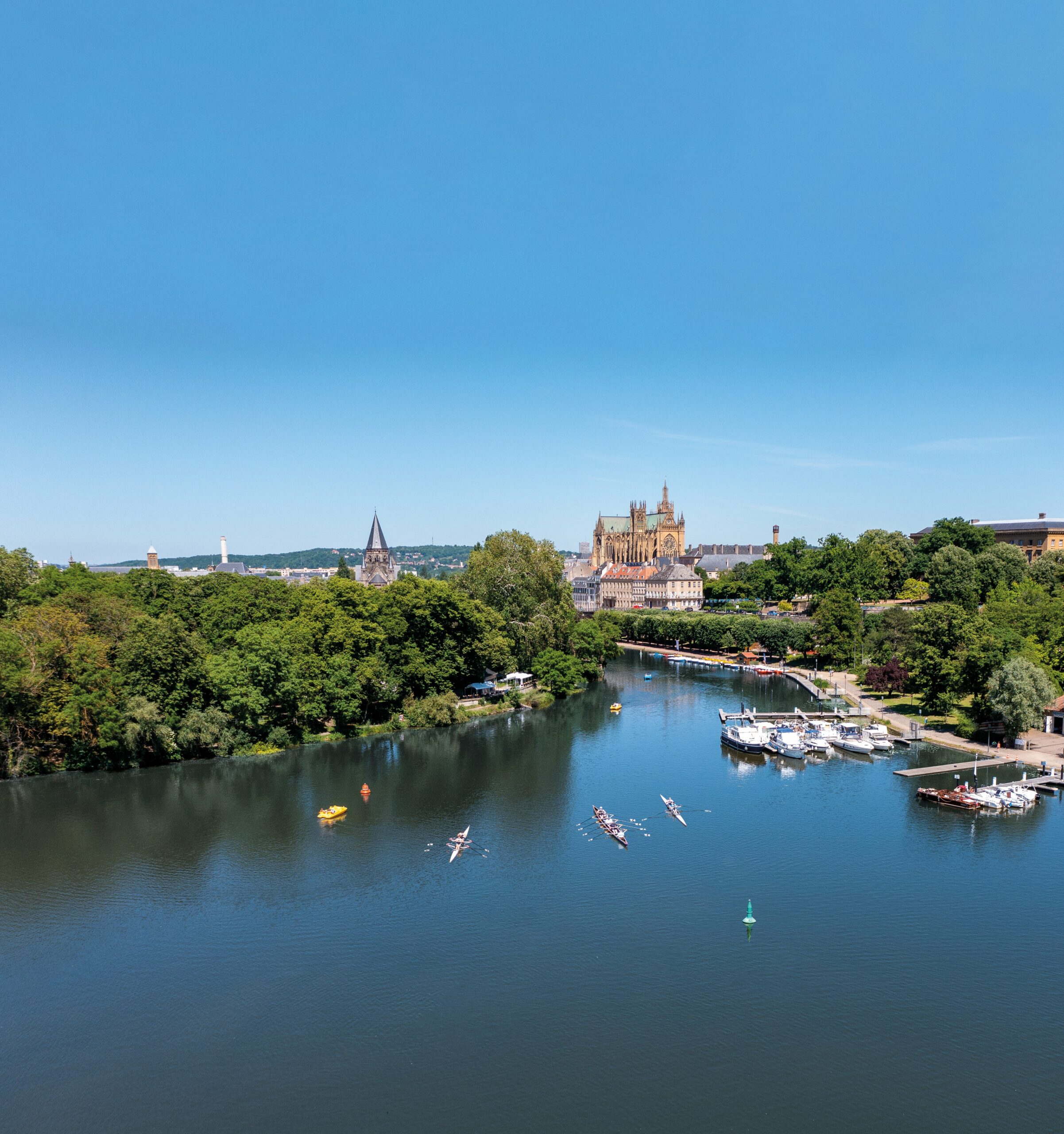 Plan d&#039;eau der Stadt Metz